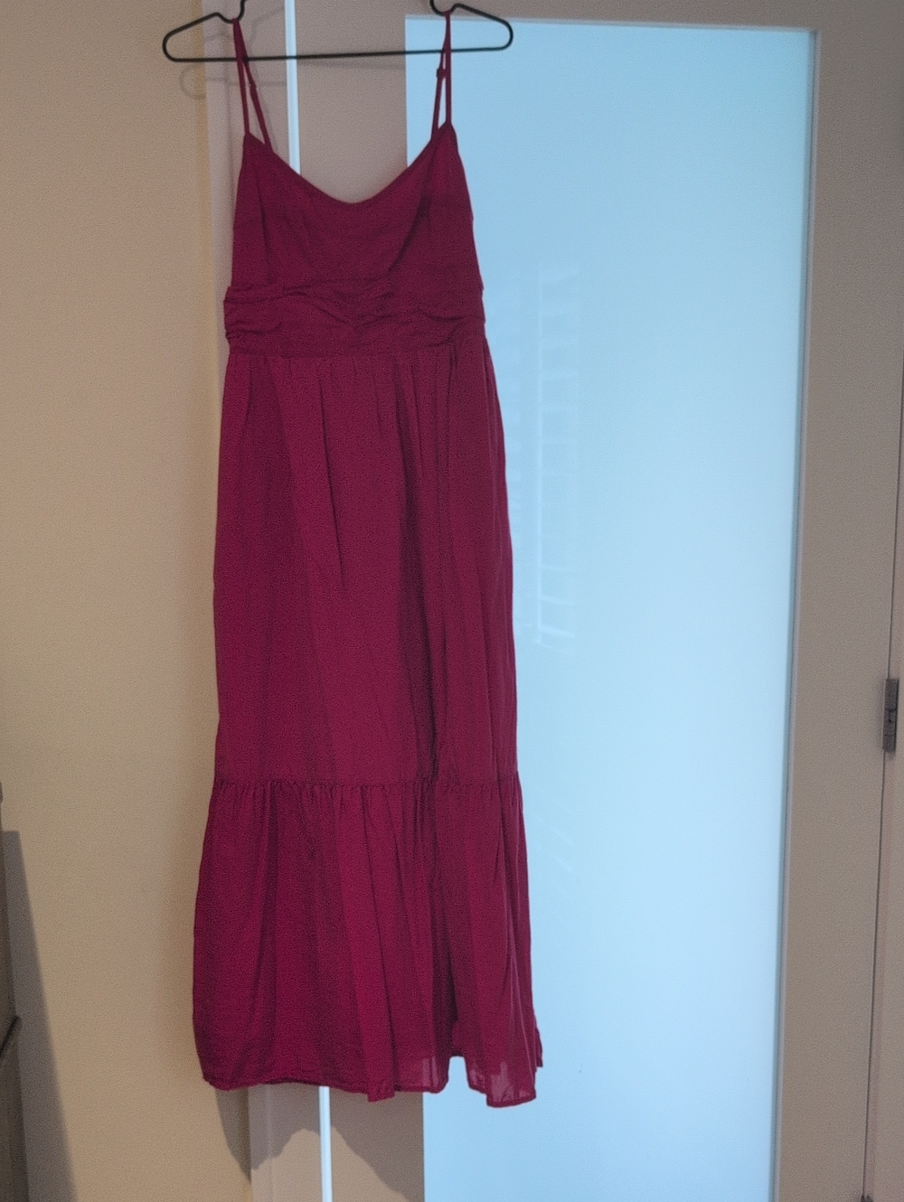 Universal Thread Fuchsia Spaghetti-Strap Maxi Dress
